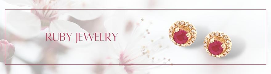 Ruby Jewelry - Rings, Earrings, Necklace & Bracelets | Pinctore