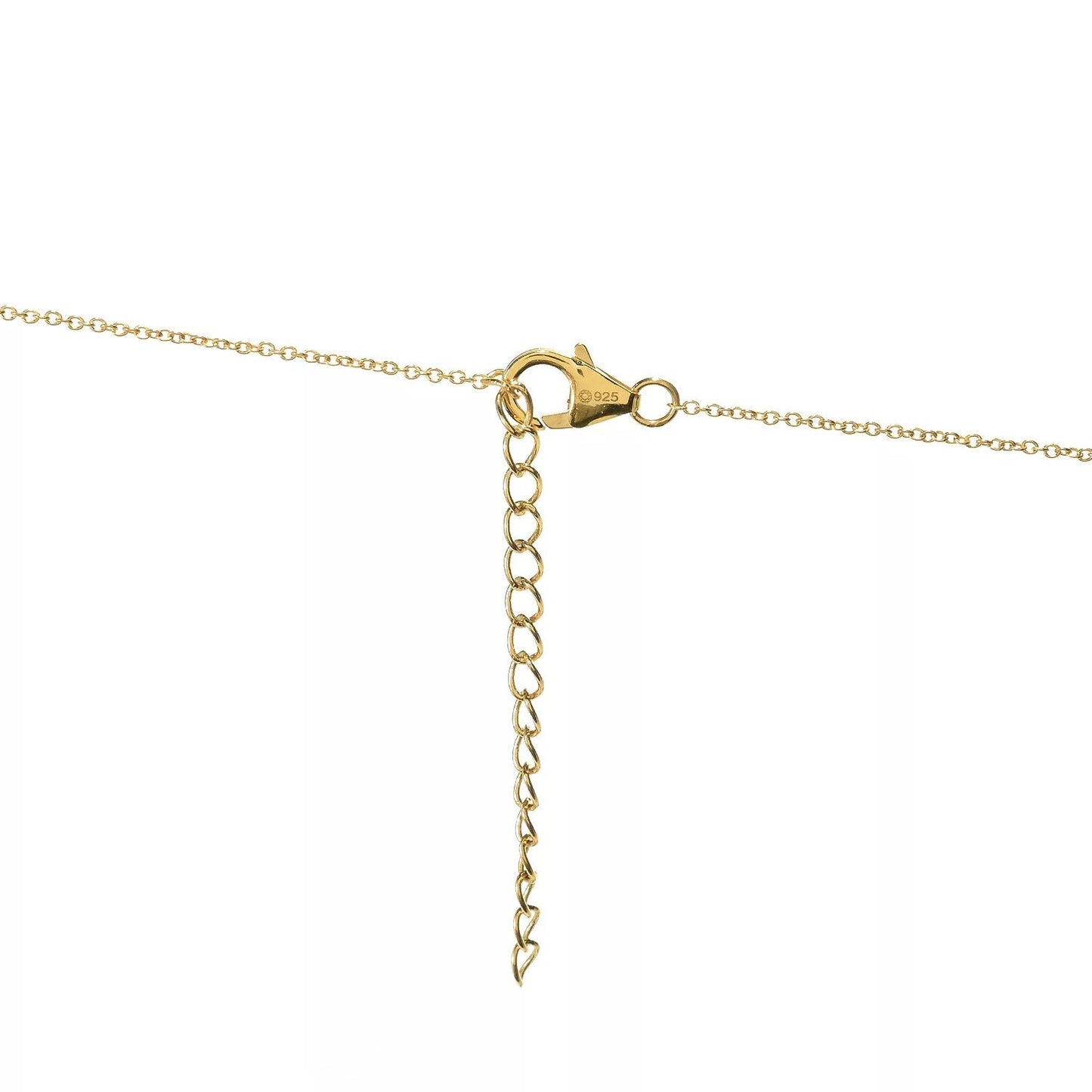 18k Yellow Gold Plating Over Sterling Silver, Campitos Turquoise And White Topaz " Evil Eye " Pendant Necklaces