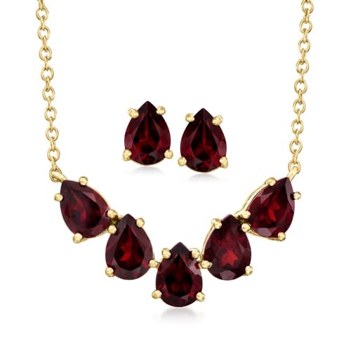 18k Yellow Gold Plated Over Sterling Silver Multi Gemstone Pendant And Earrings Jewelry Sets