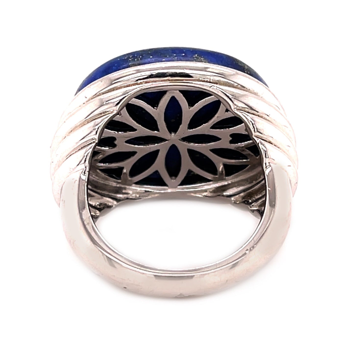 925 Sterling Silver Lapis Lazuli Gemstone Ring