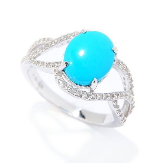 Sonora Beauty Turquoise Gemstone Ring, 925 Sterling Silver Ring, Engagement Ring, Boho Ring-Gemstone Jewelry Anniversary Gift For Her