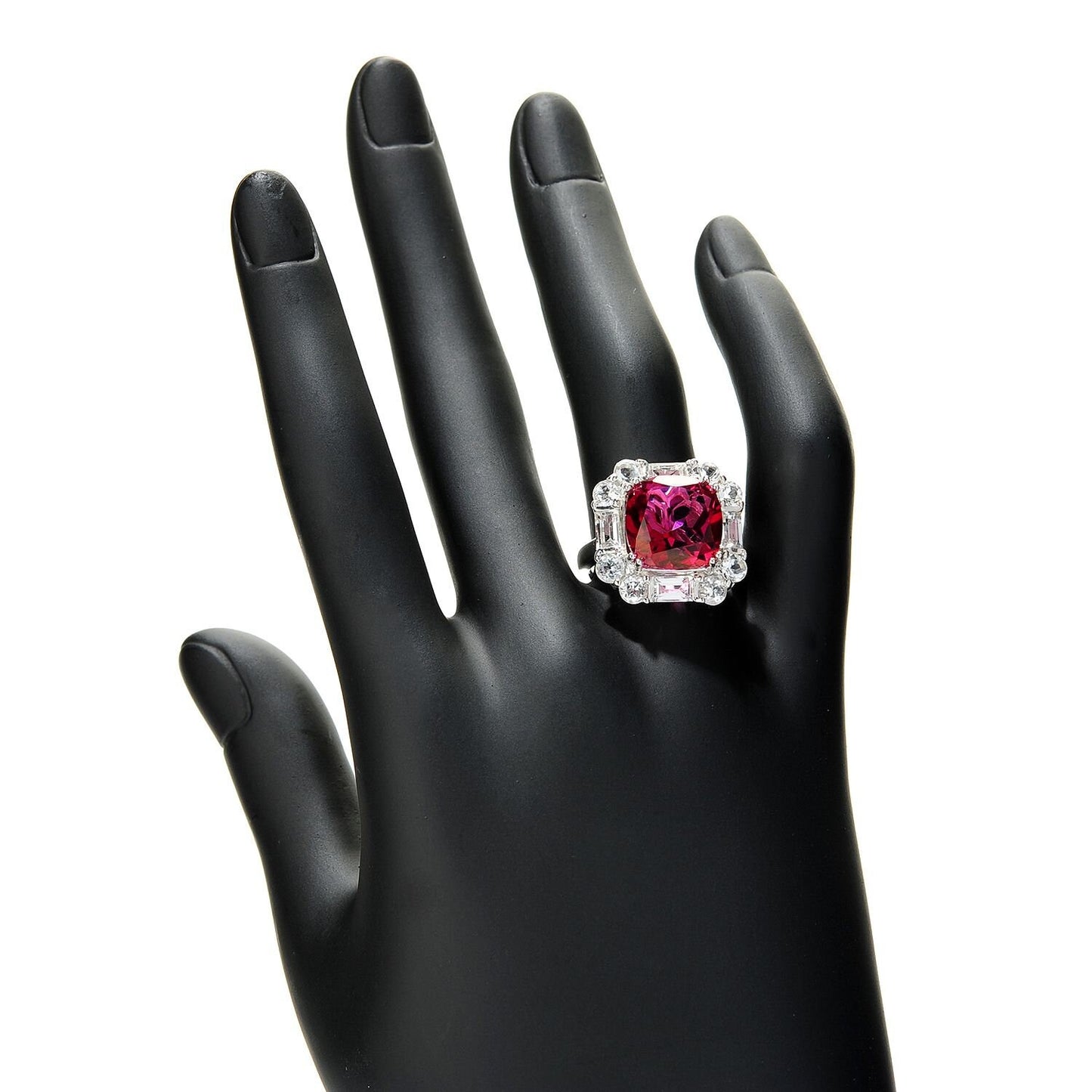 Ruby Quartz Gemstone Ring, 925 Sterling Silver Ring, Engagement Ring, Birthstone Ring-Gemstone Jewelry Anniversary Gift-Gift For Her