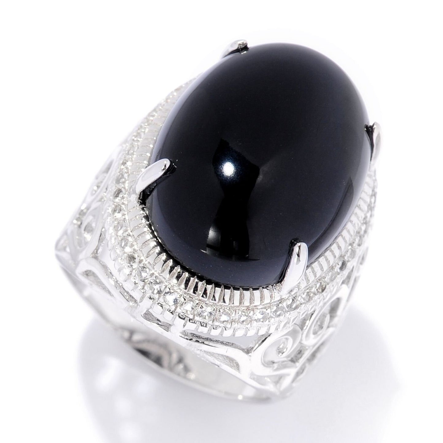 925 Sterling Silver White Buffalo Gemstone Solitaire Rings