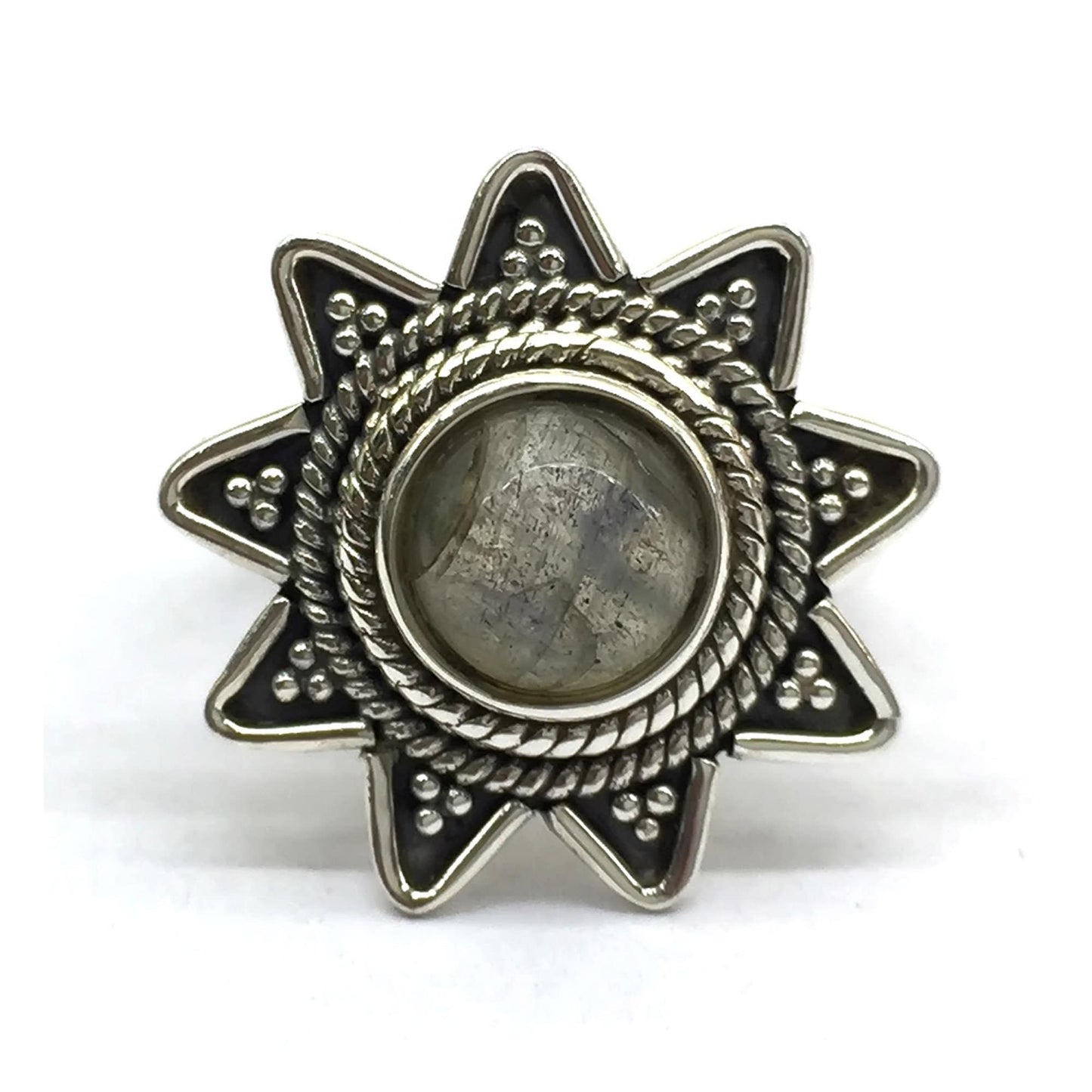 Natural Rainbow Moonstone Gemstone Ring, 925 Sterling Silver Ring, Ring For Women, Fine Jewelry, Gift For Her