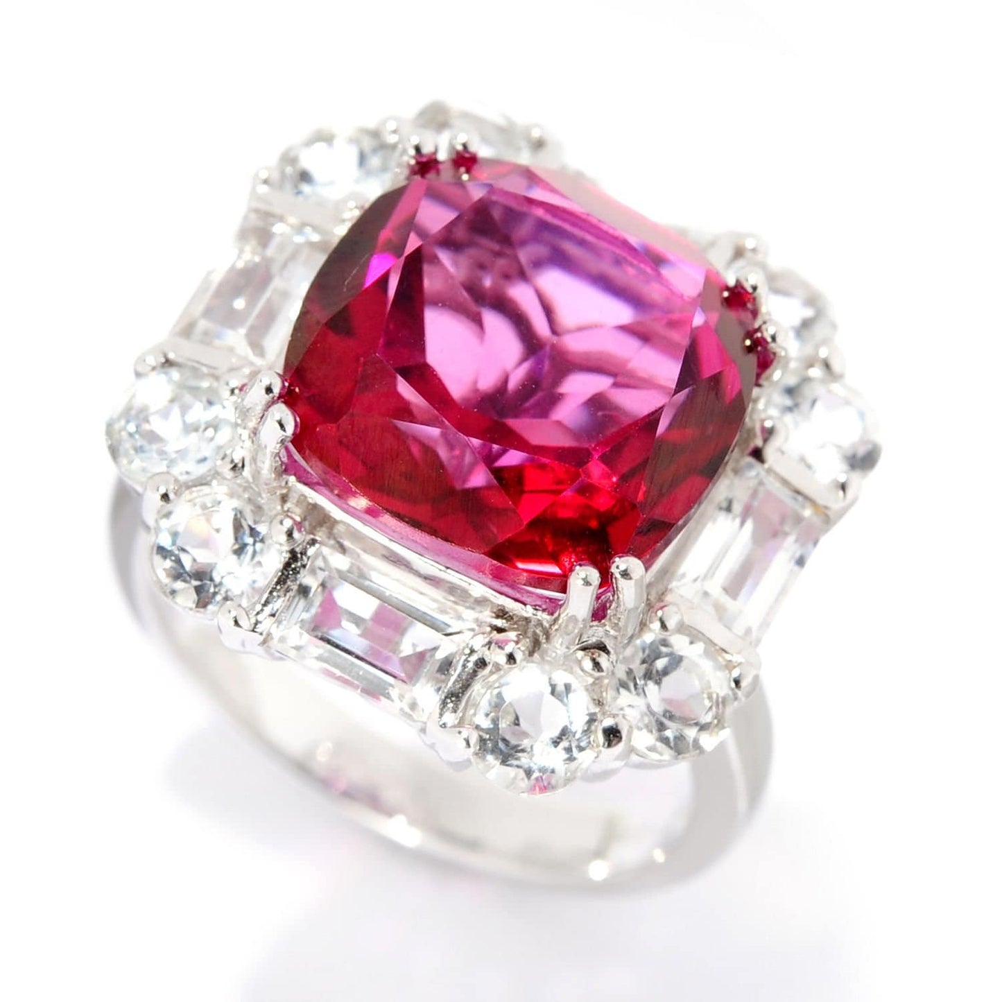 Ruby Quartz Gemstone Ring, 925 Sterling Silver Ring, Engagement Ring, Birthstone Ring-Gemstone Jewelry Anniversary Gift-Gift For Her
