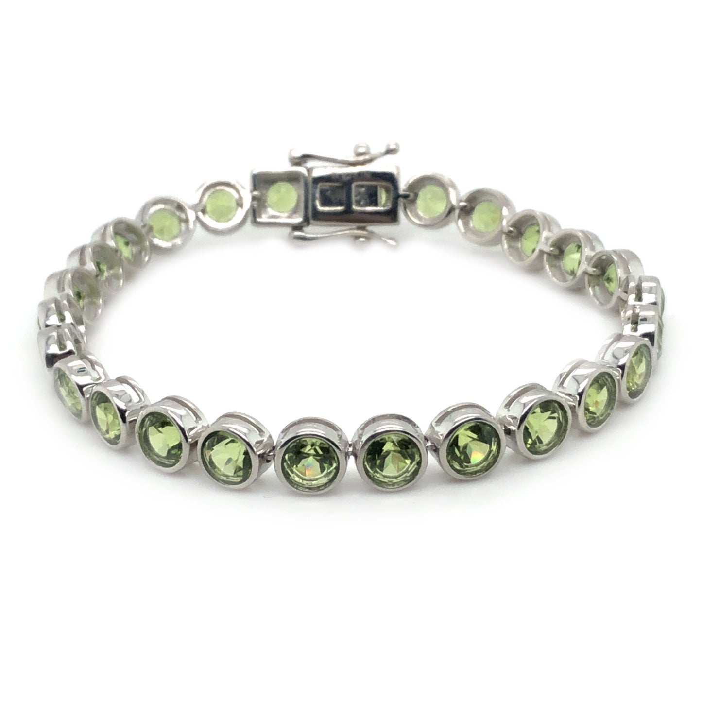 925 Sterling Silver African Amethyst Tennis Bracelets