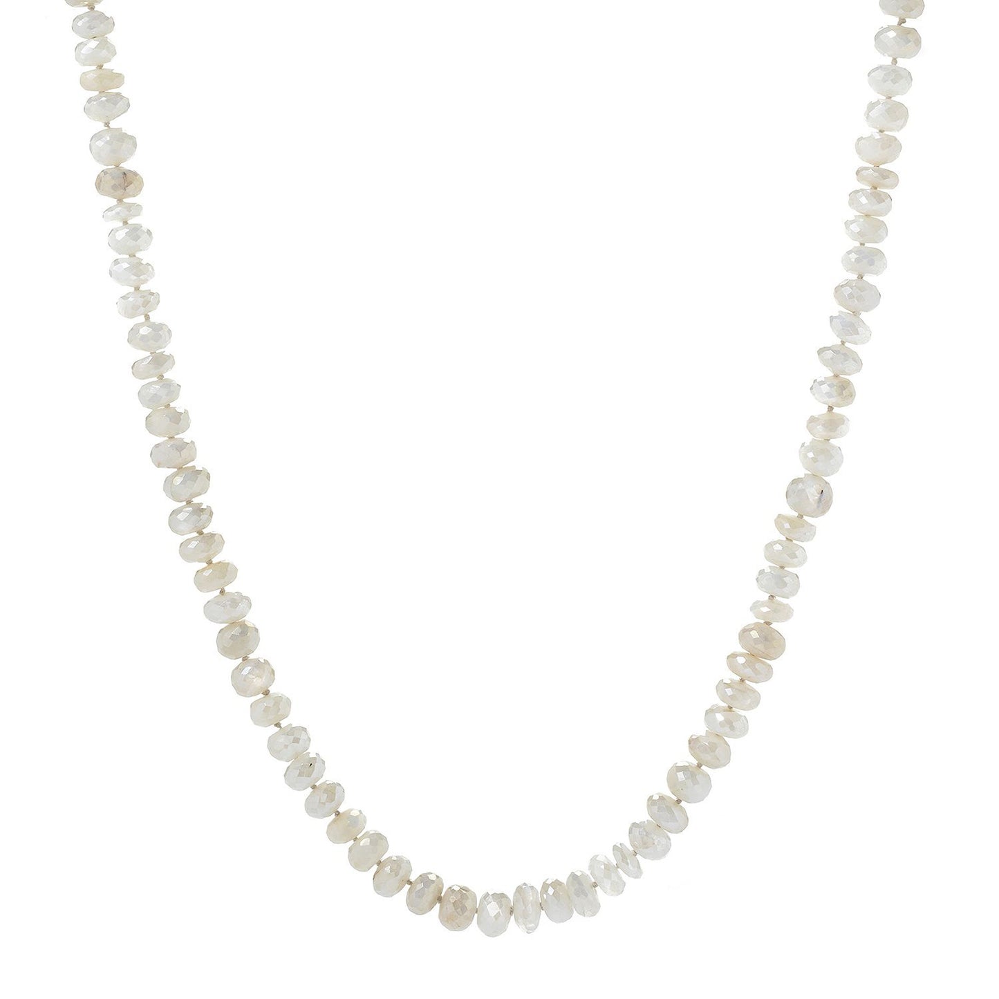 Pinctore 35" Blue Moonstone Endless Beaded Necklace