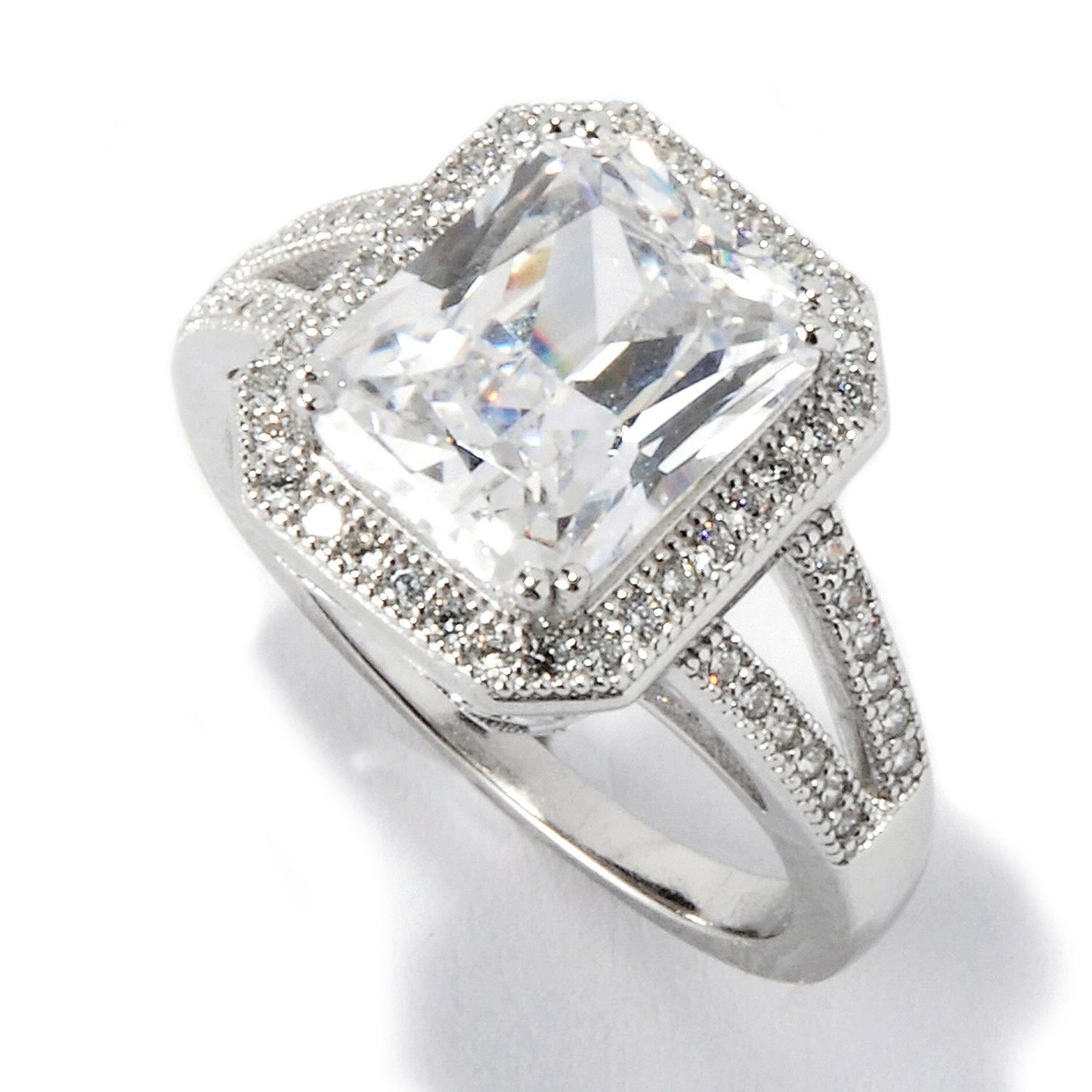 925 Sterling Silver Aquamarine Gemstone Silver Rings