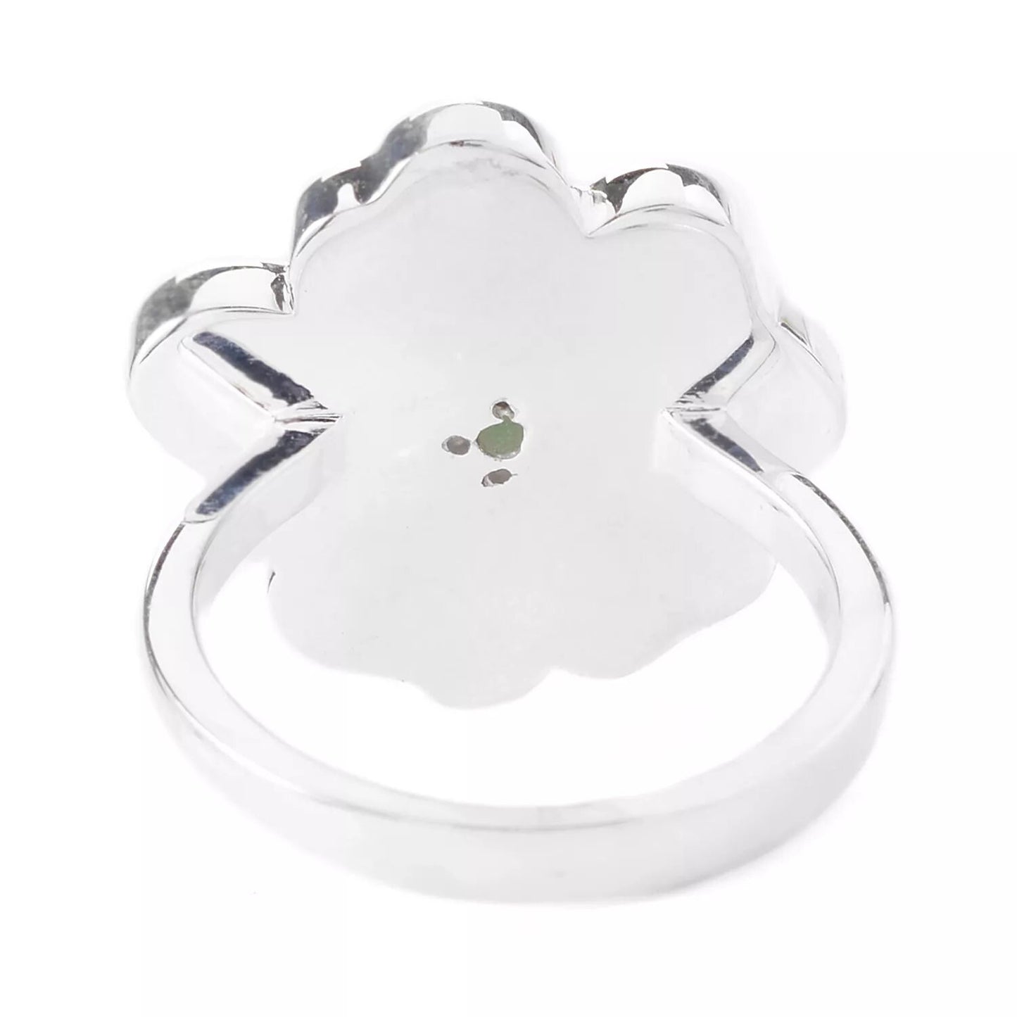 Natural Campitos Turquoise With Pearl Gemstone Ring 925 Sterling Silver Ring Boho Ring For Women Flower Shape Ring Fine Jewelry Gift For Her