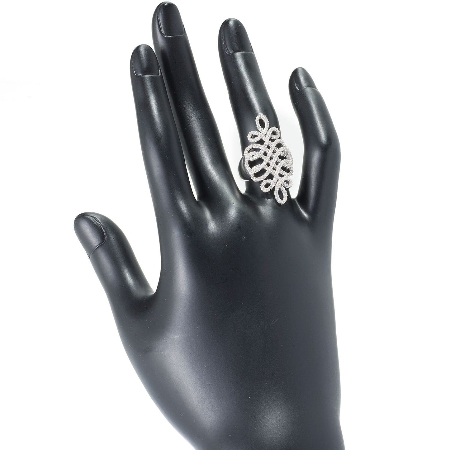 925 Sterling Silver Black Spinel Gemstone Classic Ring