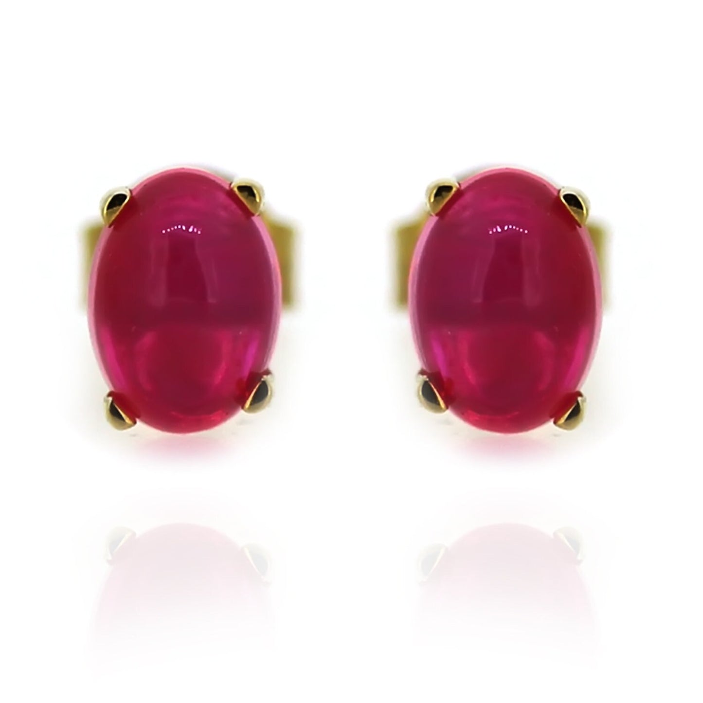 18k Yellow Gold Plated Over Sterling Silver Pink Ethiopian Opal Gemstone Earrings & Pendant Sets