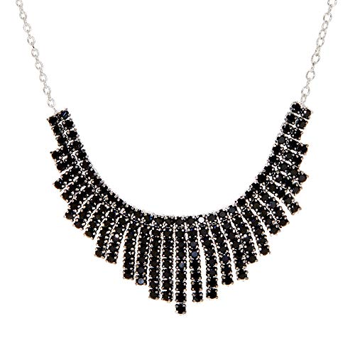 925 Sterling Silver Black Spinel Gemstone Necklaces