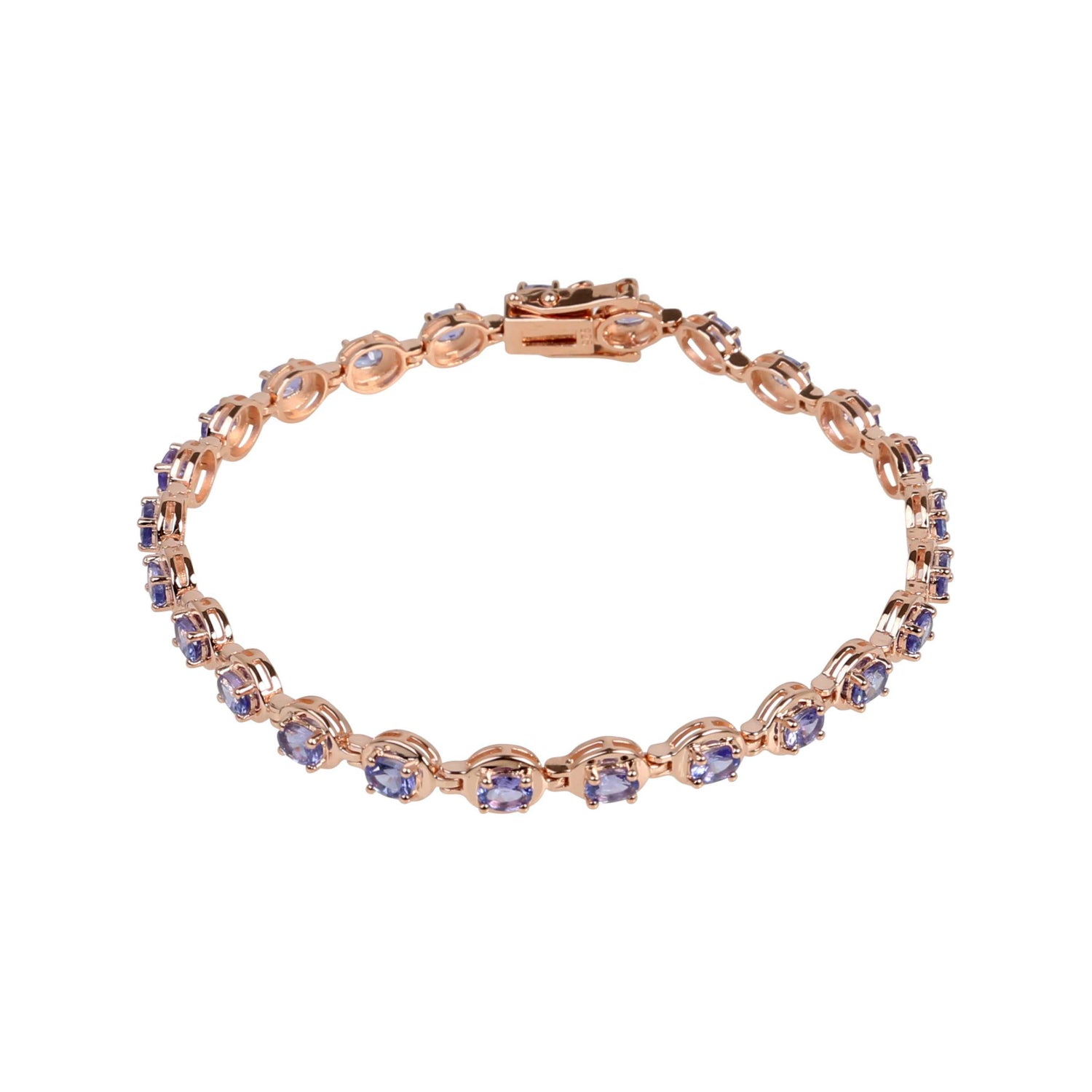 925 Sterling Silver Tanzanite Bracelet