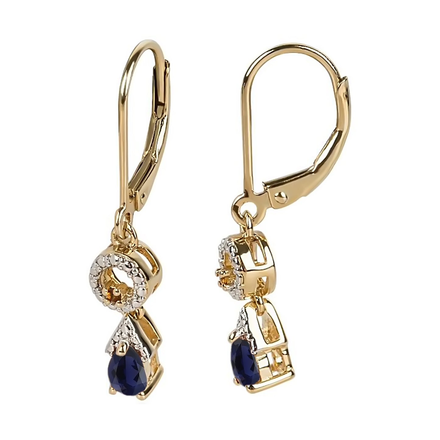 925 Sterling Silver Iolite Earring
