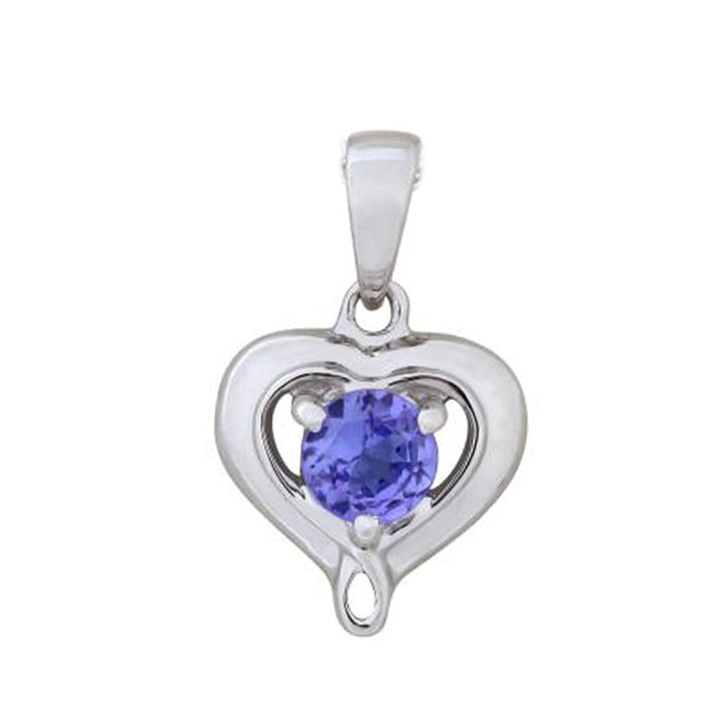 925 Sterling Silver Tanzanite Pendant - Pinctore