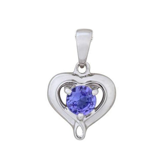 925 Sterling Silver Tanzanite Pendant - Pinctore