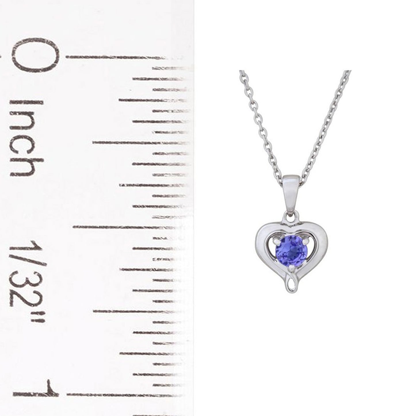 925 Sterling Silver Tanzanite Pendant - Pinctore