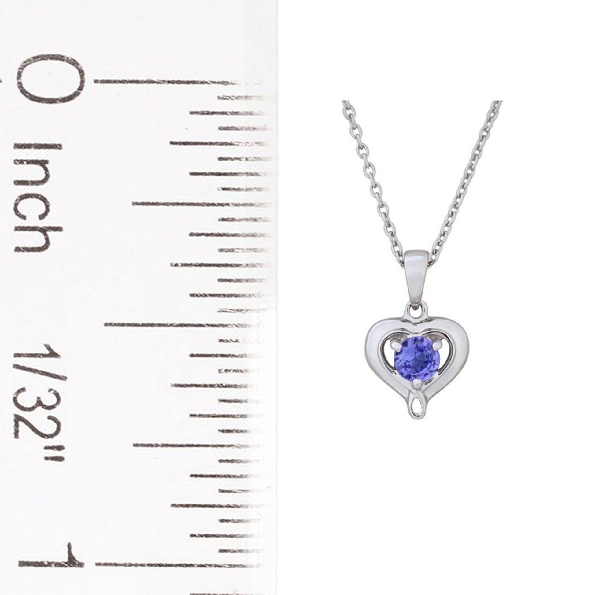 925 Sterling Silver Tanzanite Pendant - Pinctore