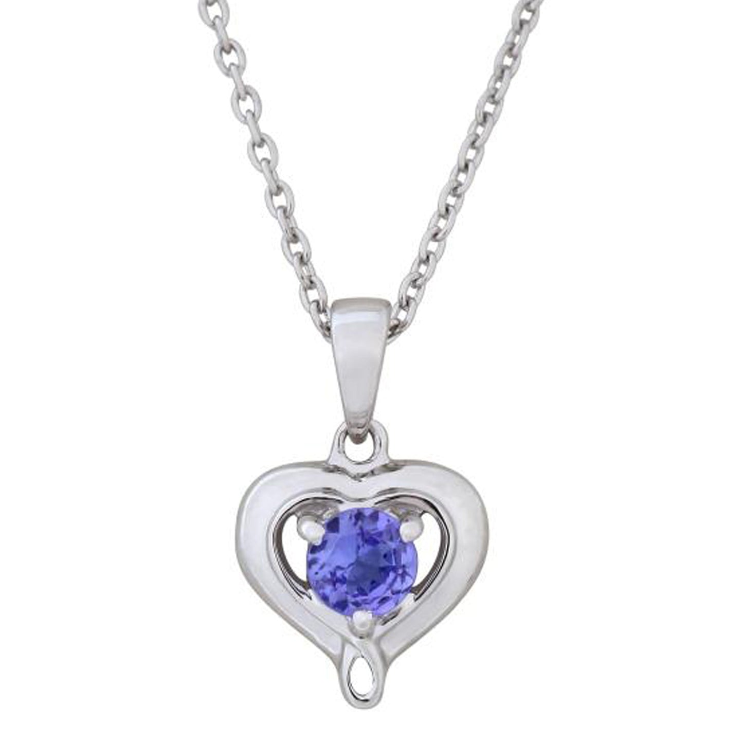 925 Sterling Silver Tanzanite Pendant - Pinctore