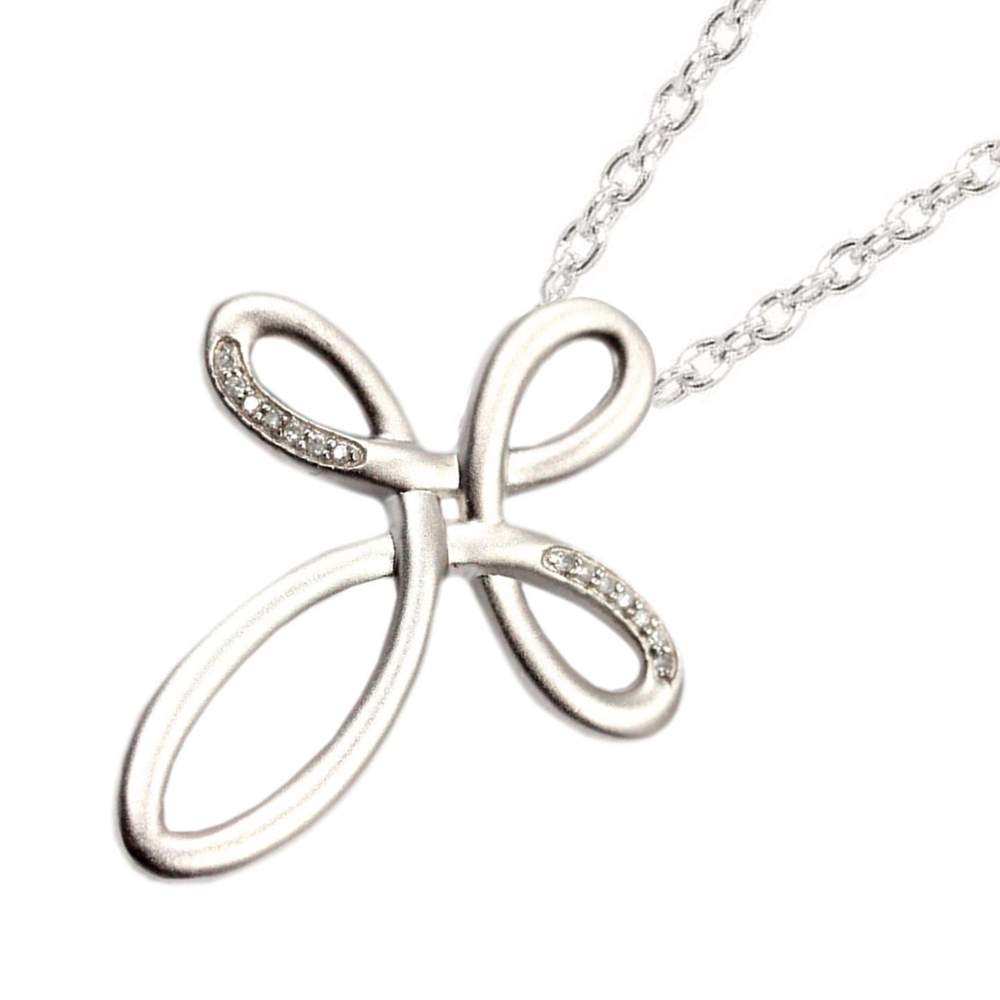 Sterling Silver 925 Diamond Pendant - Pinctore