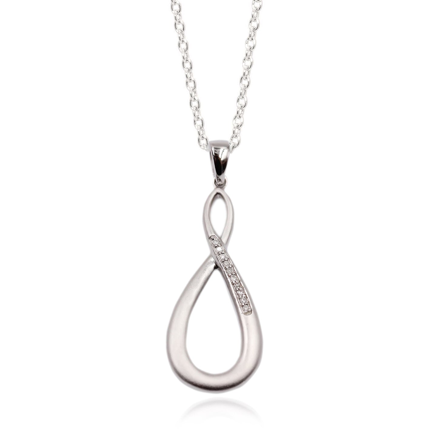 Sterling Silver 925 Diamond Pendant - Pinctore