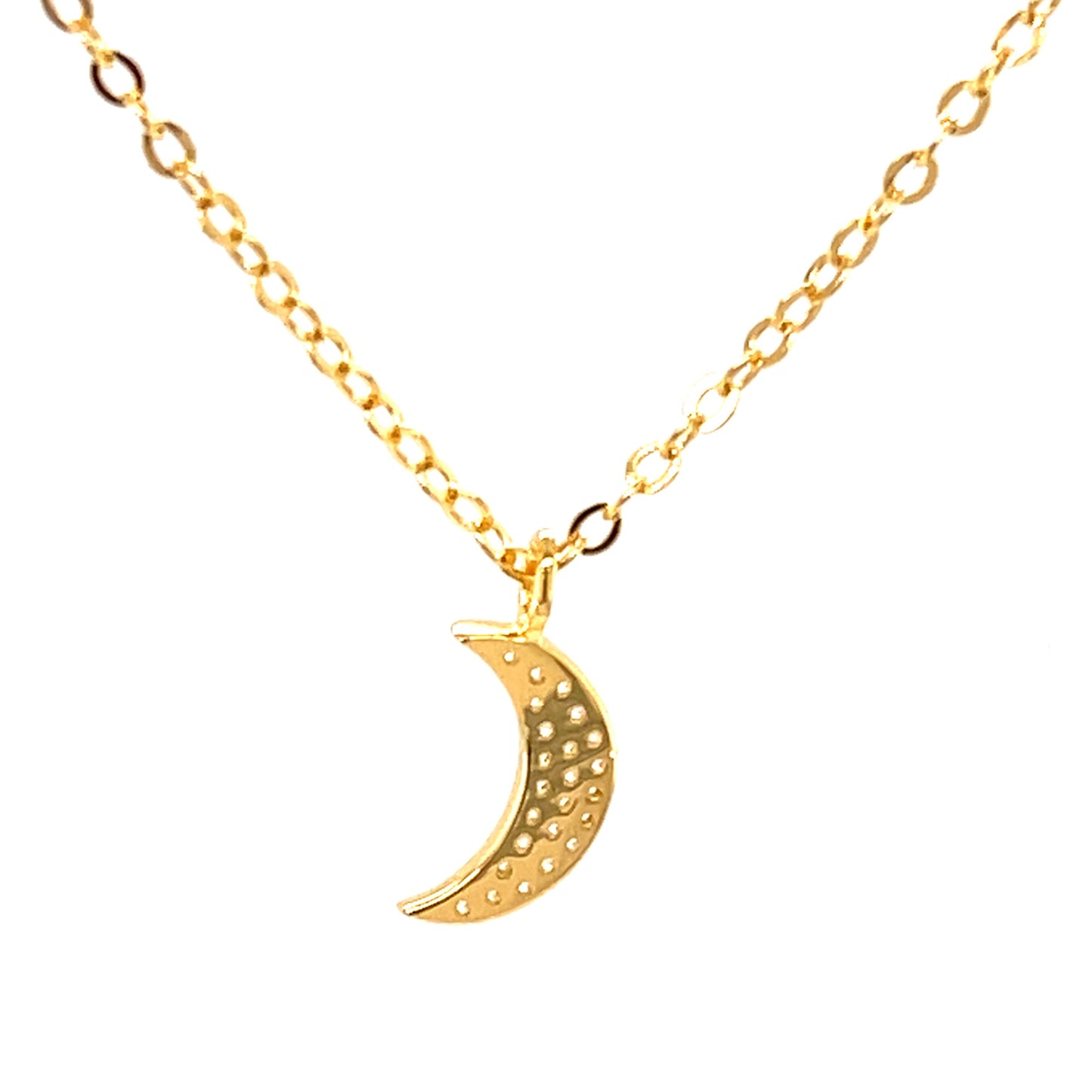 Yellow Over 925 Sterling Silver White Natural Zircon Necklace - Pinctore