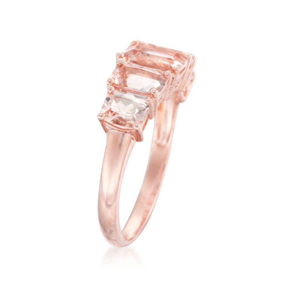 925 Sterling Silver Morganite Ring - Pinctore