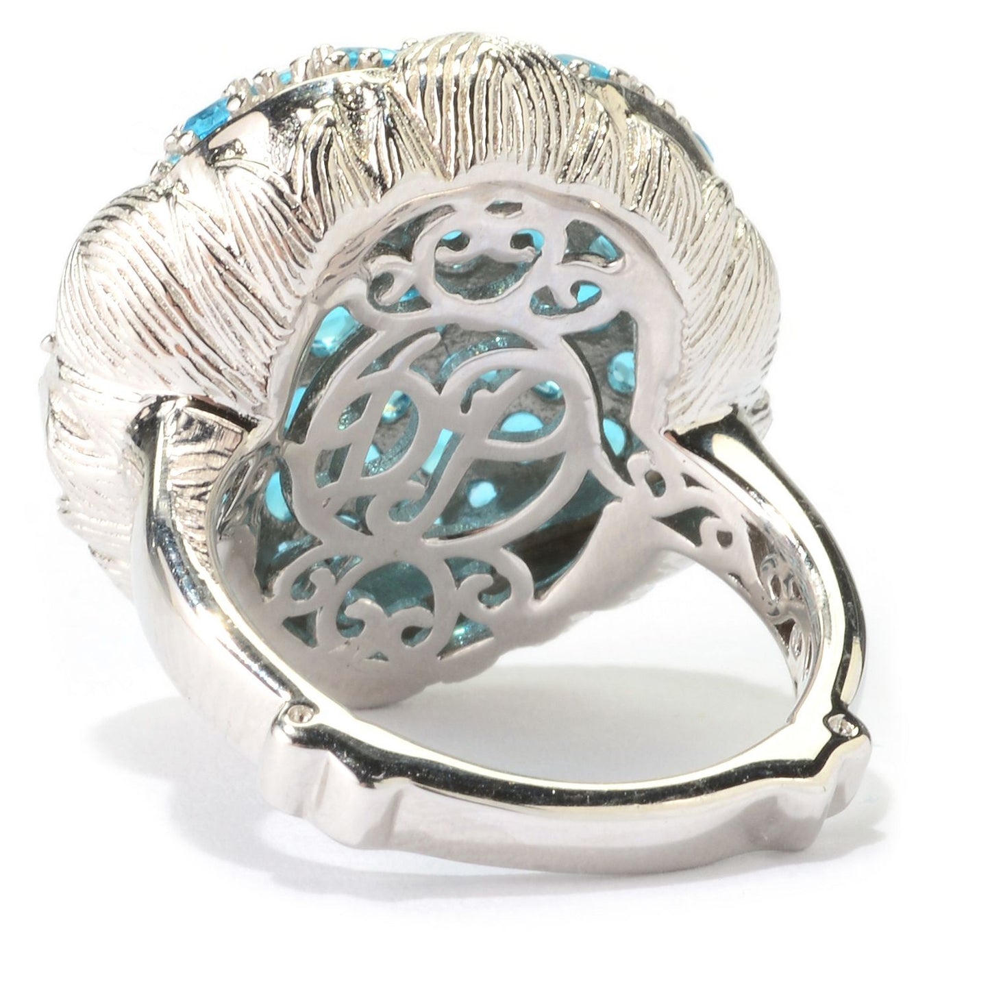 925 Sterling Silver Neon Apatite Ring - Pinctore