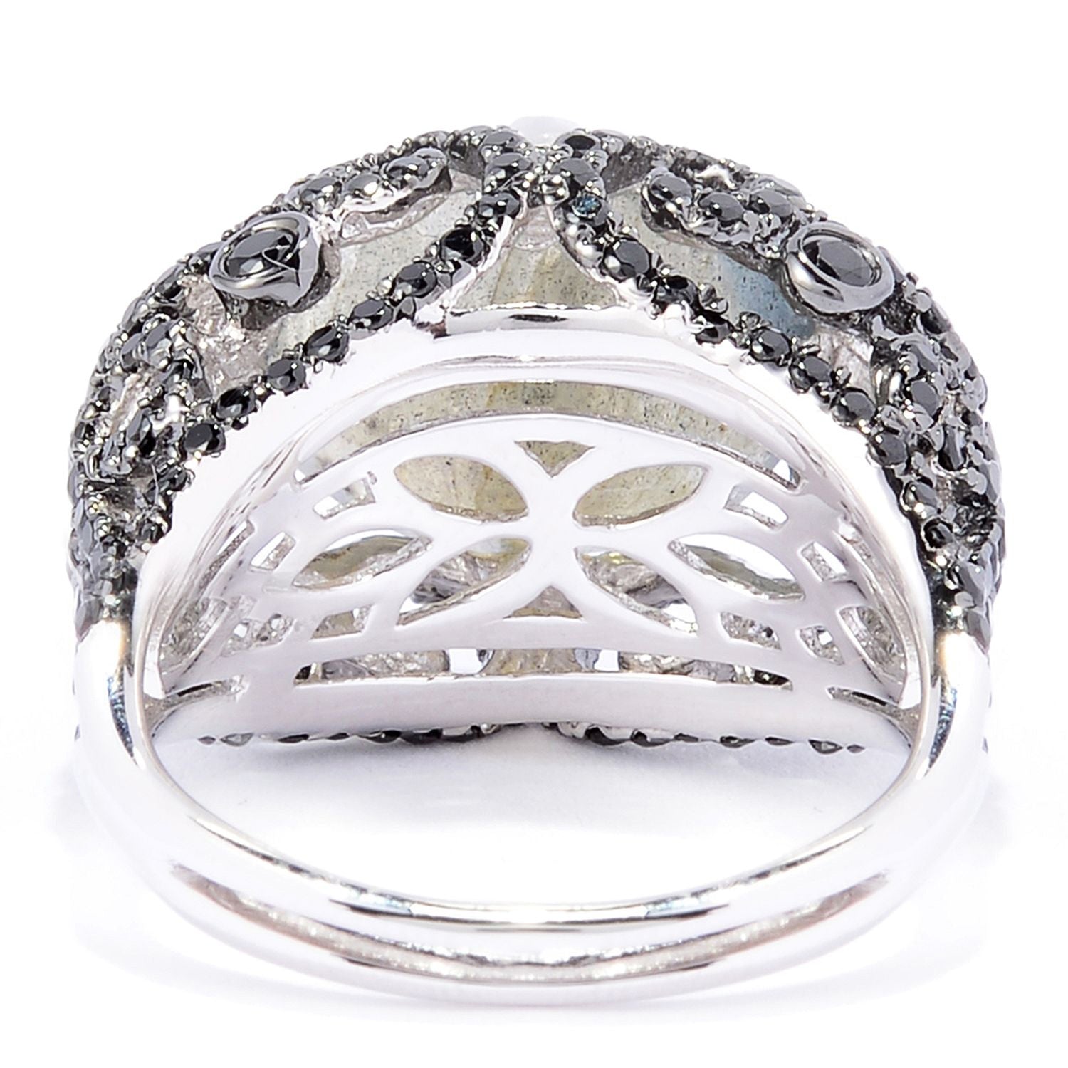 Sterling Silver 8.12Ctw Labradorite Ring - Pinctore