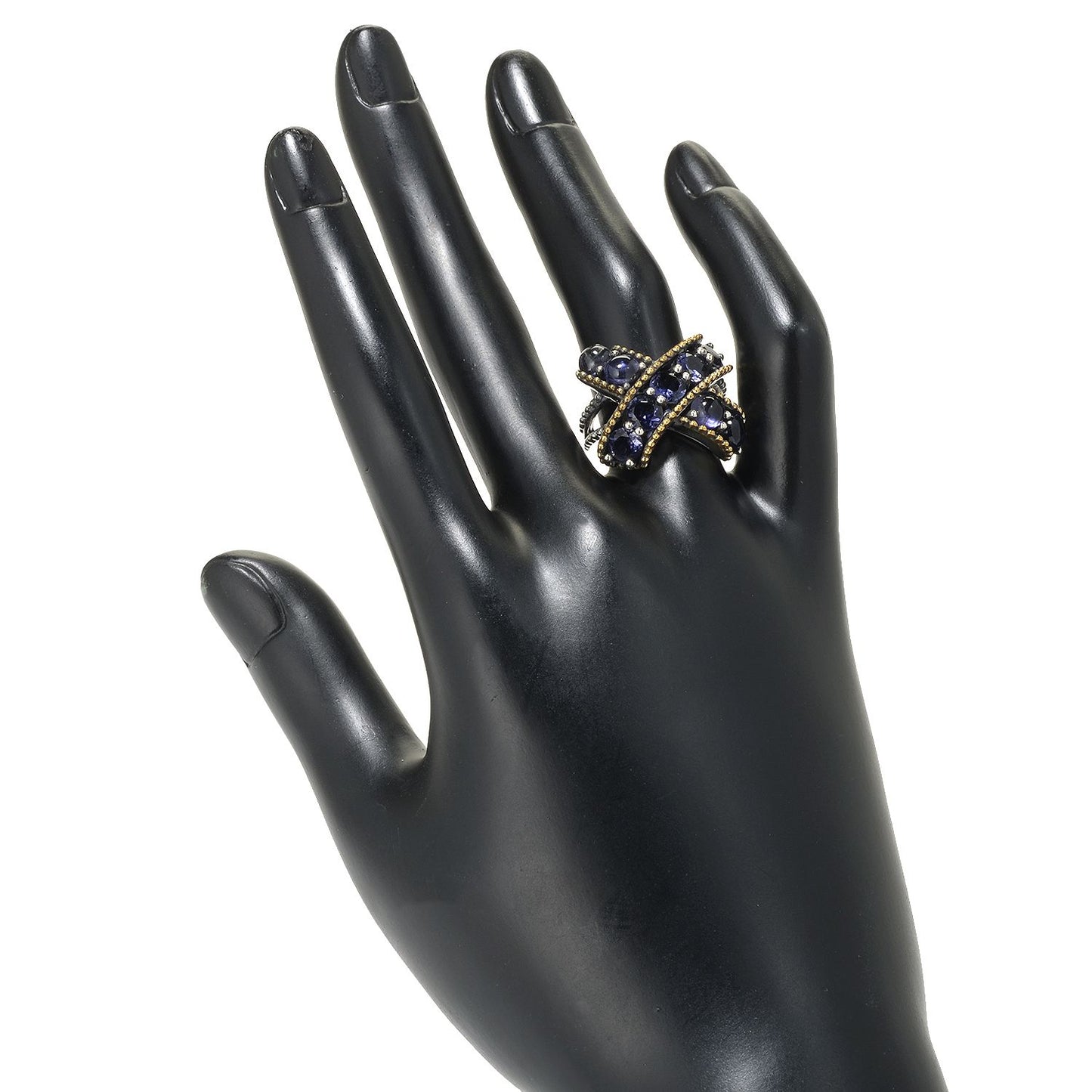 925 Sterling Silver Iolite Ring - Pinctore