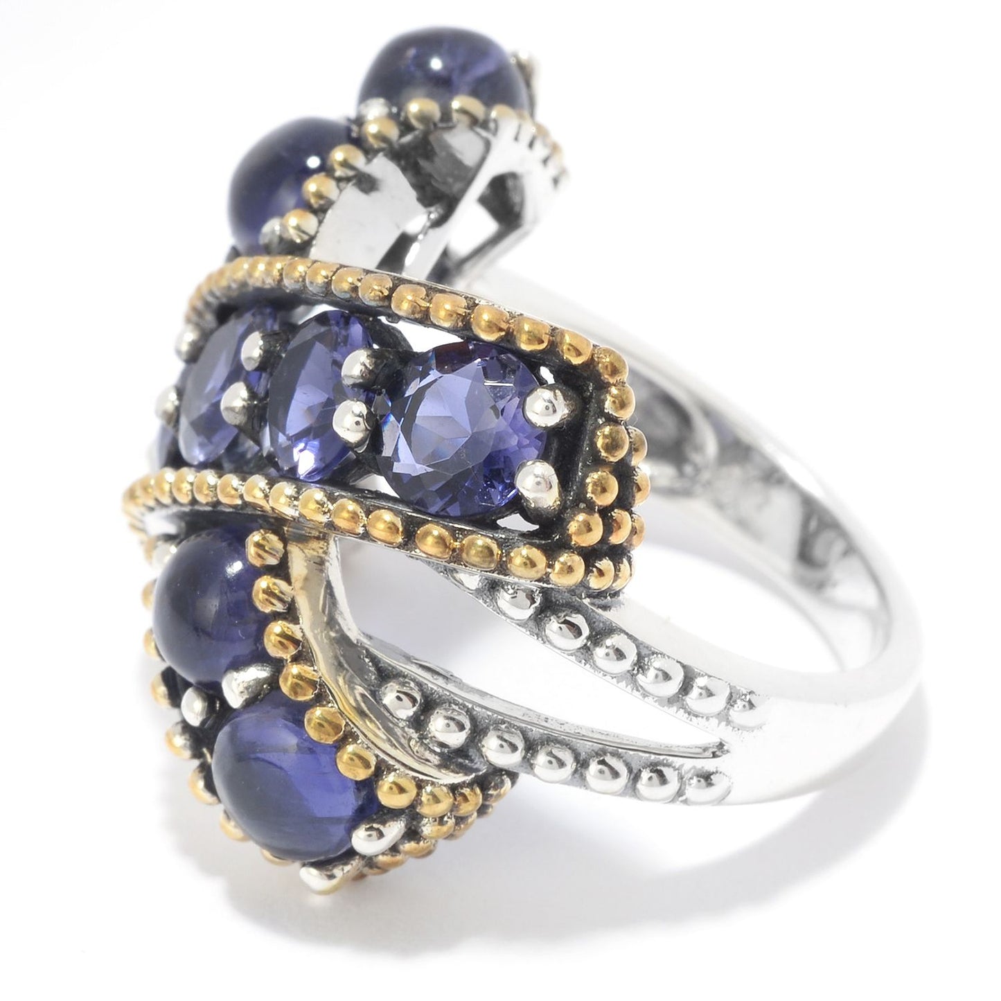925 Sterling Silver Iolite Ring - Pinctore