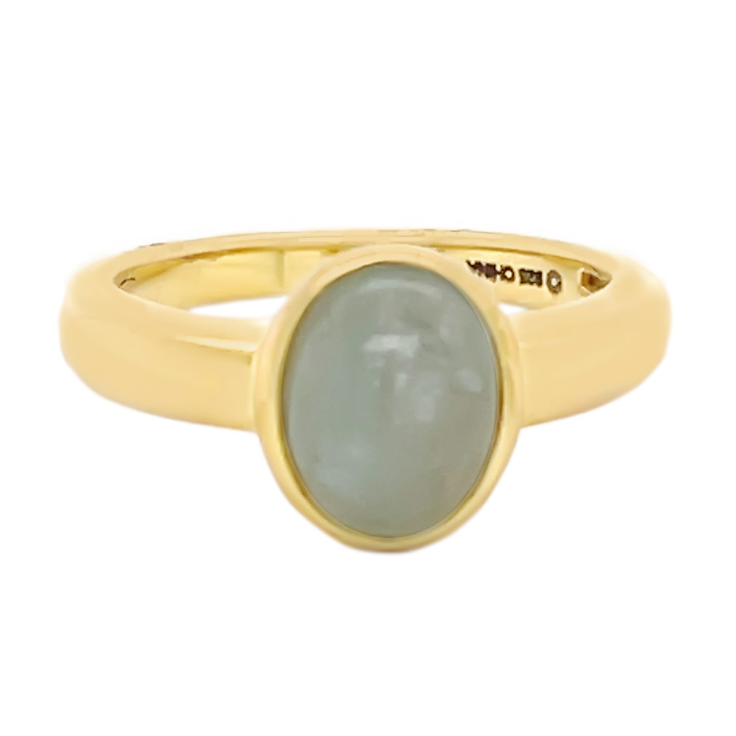 925 Sterling Silver Milky Aquamarine Ring - Pinctore