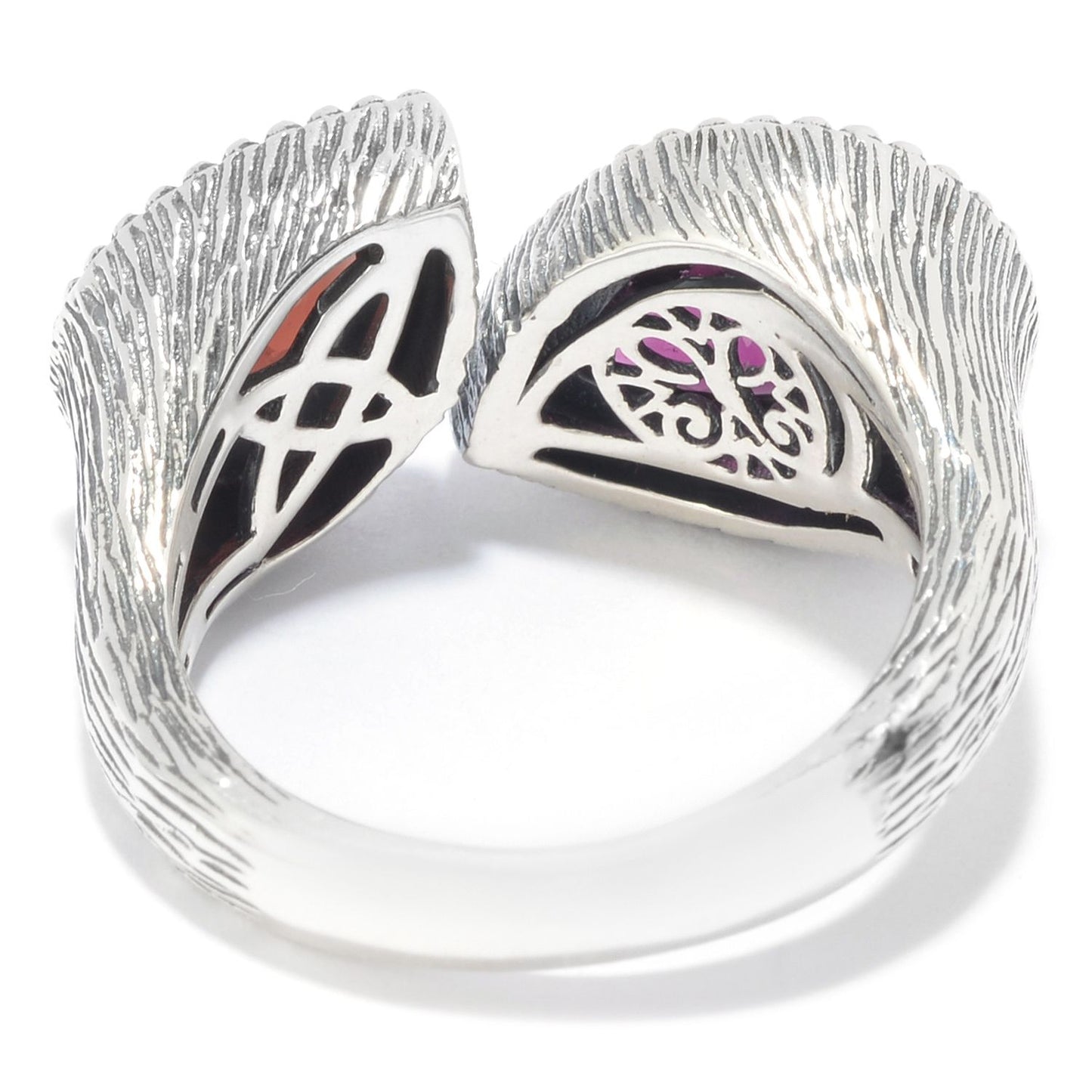 925 Sterling Silver Rhodolite Garnet, Red Garnet Ring - Pinctore