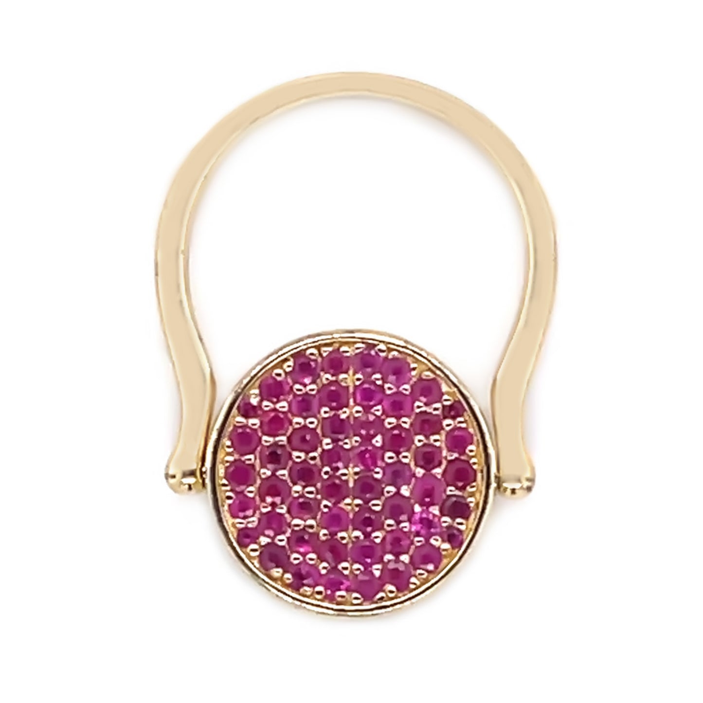 925 Sterling Silver Blue Sapphire, Ruby Ring - Pinctore