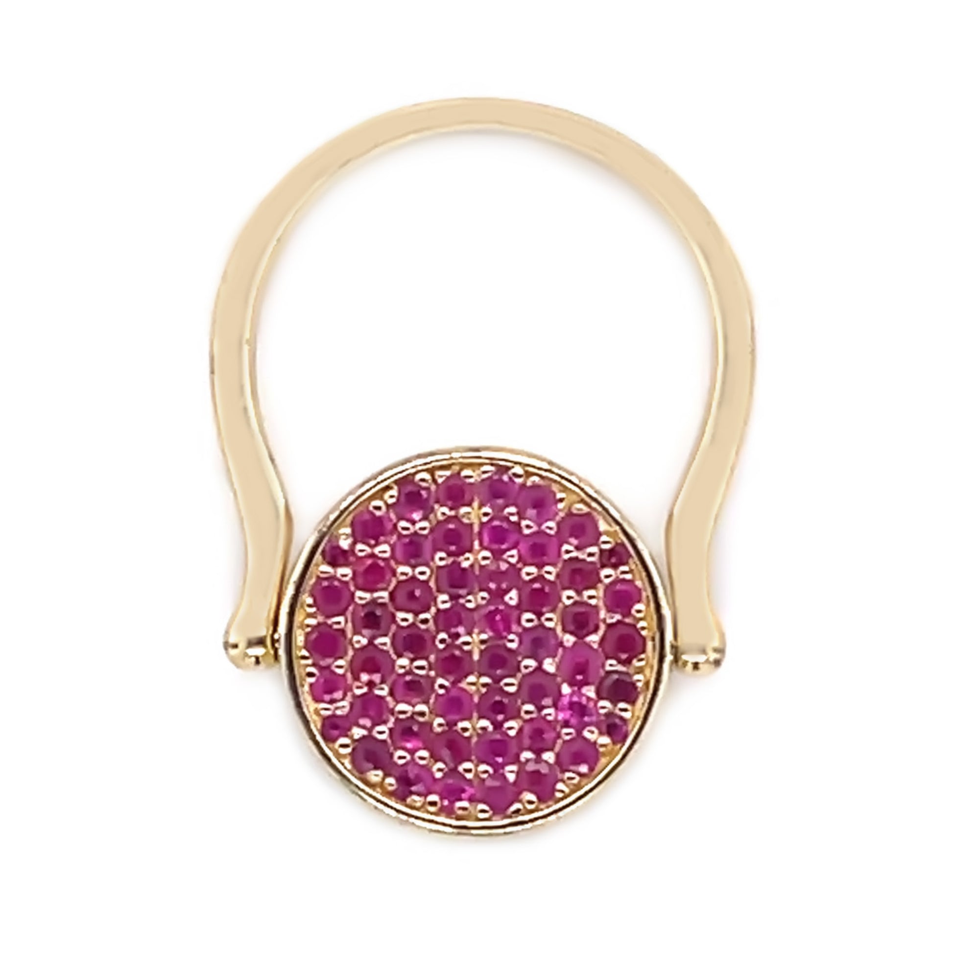 925 Sterling Silver Blue Sapphire, Ruby Ring - Pinctore