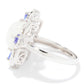 925 Sterling Silver Rainbow Moonstone and Tanzanite Gemstone Solitaire Rings