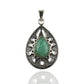 Sterling Silver Amazonite Gemstone Teardrop Pendants