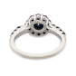 925 Sterling Silver Black Spinel Gemstone Ring