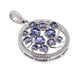 Sterling Silver Tanzanite Gemstone Pendants