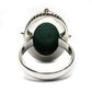 Sterling Silver Malachite Gemstone Ring Solitaire Boho Ring For Women's