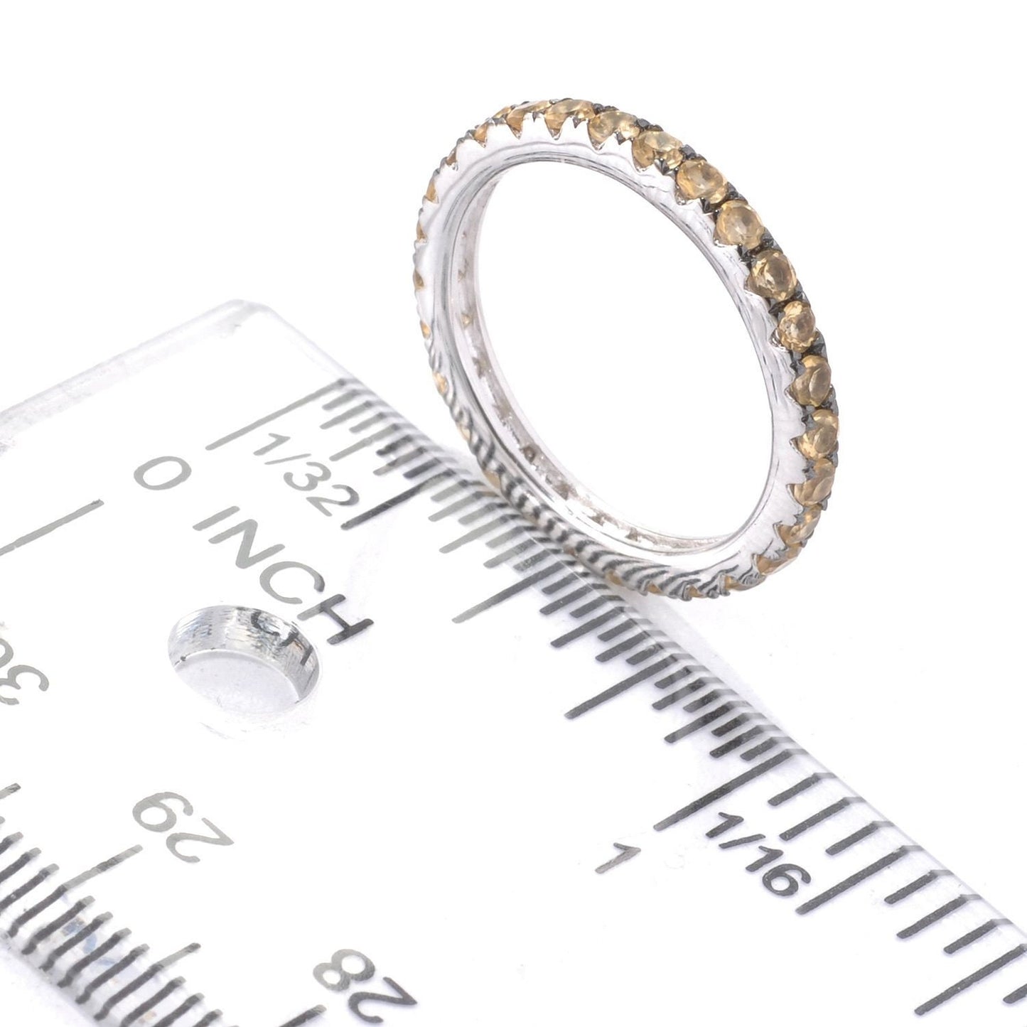 925 Sterling Silver Citrine Ring