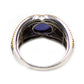 925 Sterling Silver Iolite Gemstone Band Ring