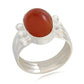 Carnelian Gemstone Ring, 925 Sterling Silver Ring For Women's Gift For Her