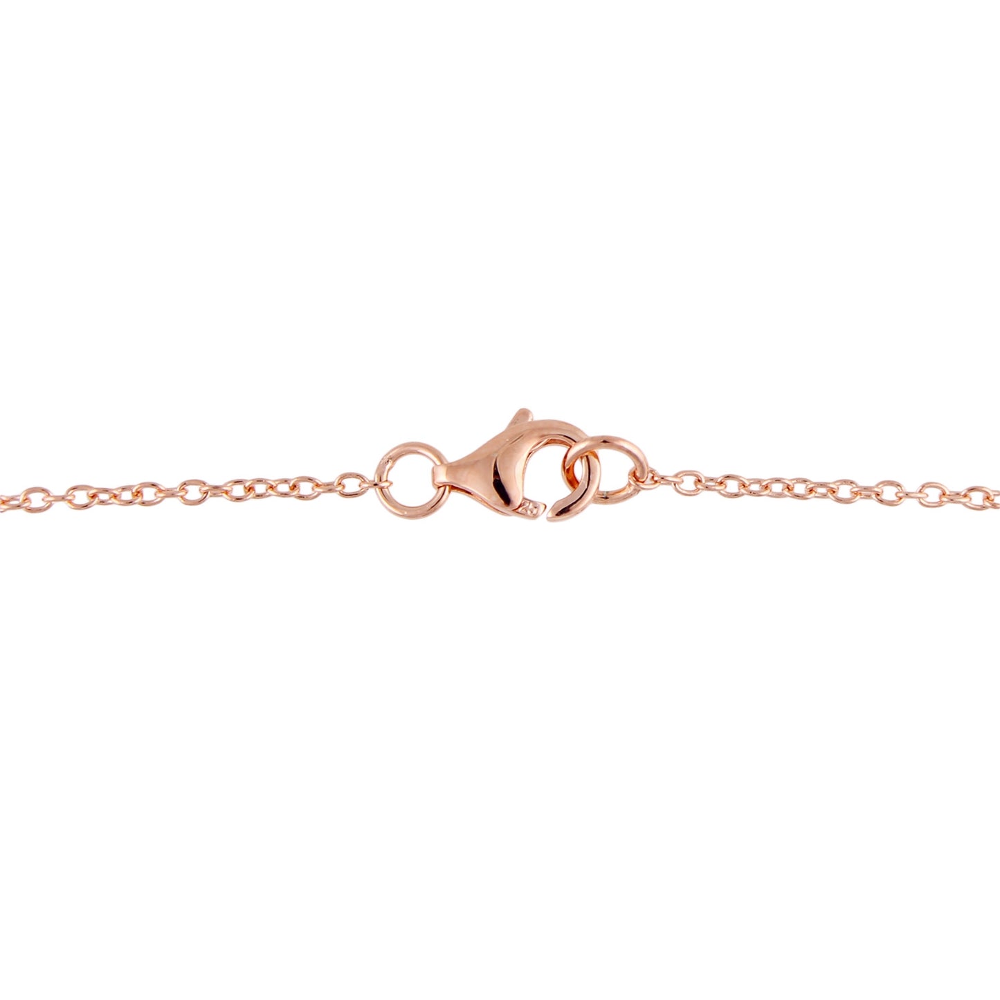 10KT Rose Gold Morganite Gemstone Necklace