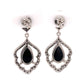 925 Sterling Silver Black Spinel Dangle Earring For Women's And Girls