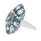 925 Sterling Silver Sky Blue Topaz Gemstone Classic Rings