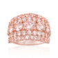 Rose Gold Over Sterling Silver Morganite Gemstone Classic Rings