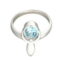 Sterling Silver 925 Sky Blue Topaz Rings