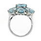 925 Sterling Silver Sky Blue Topaz Gemstone Classic Rings