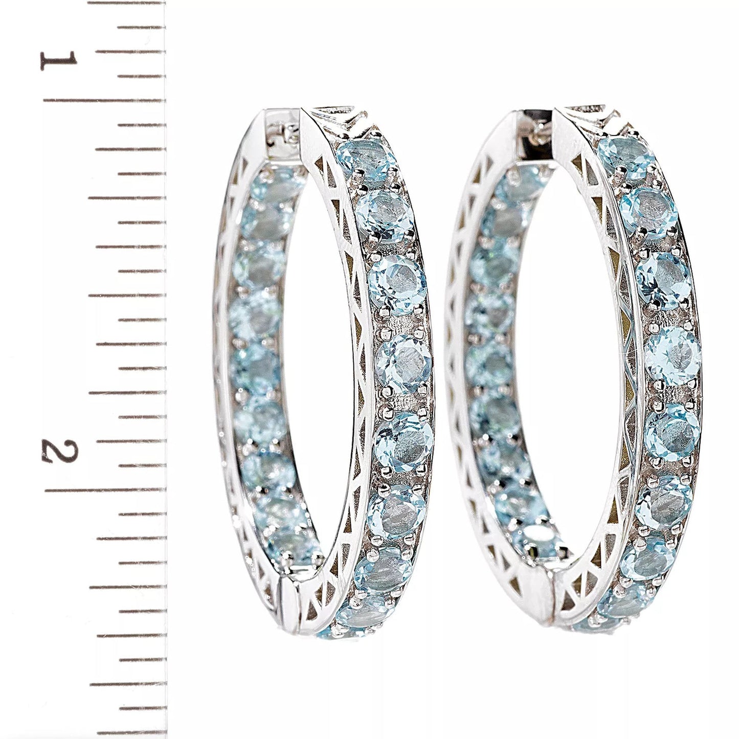 Natural Pink Amethyst Gemstone Earrings, 925 Sterling Silver Hoop Earrings, Everyday Jewelry, Anniversary Gift, Gift For Her